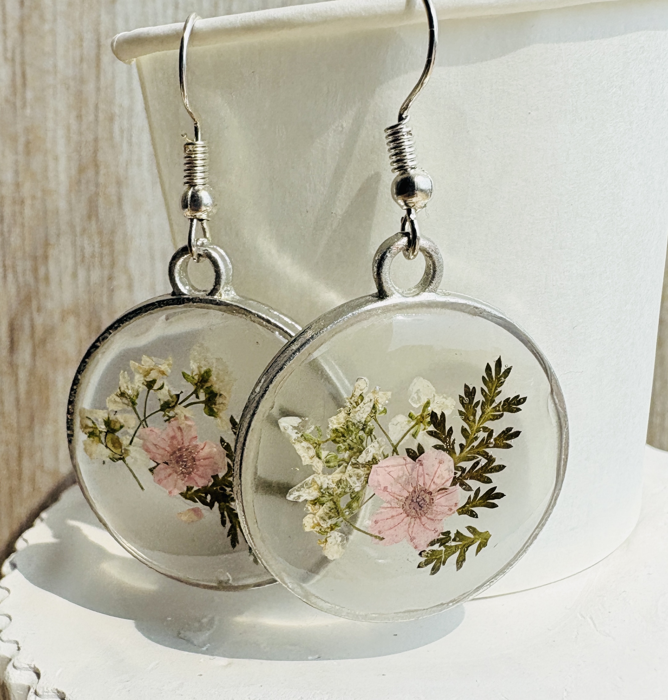 Earrings - Resin Art